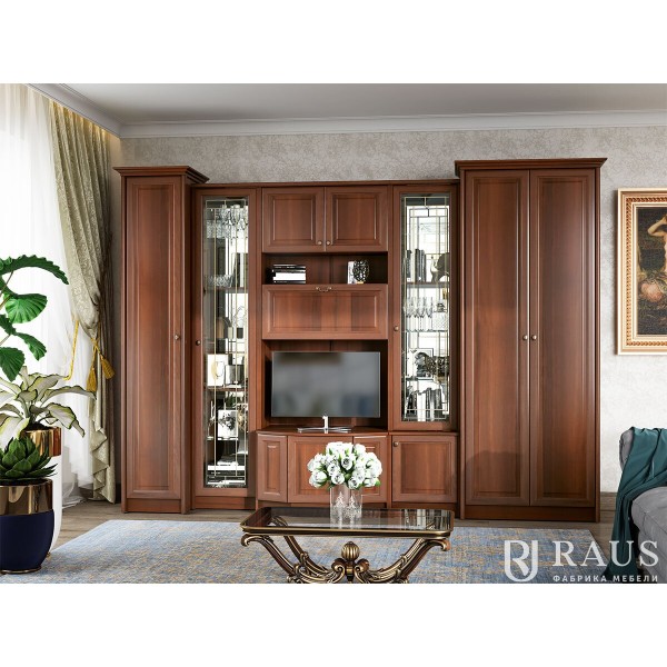 Гостиная Янна Орех Пегас композиция №1 (Раус) в ЛНР, Луганске